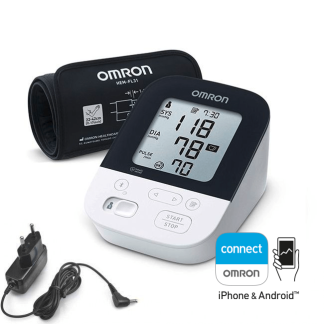 Omron M4 Intelli IT tlakomjer za nadlakticu s pametnom manžetom i smartphone aplikacijom + ADAPTER