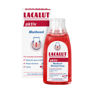 LACALUT aktiv otopina za njegu usne šupljine, 300 ml