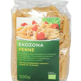 Tjestenina durum penne 500g Ekozona