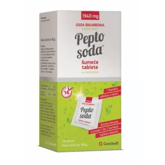 GOODWILL PEPTO SODA šumeće tablete pakovane u vrećice a14, Dodatak prehrani sa sodom bikarbonom