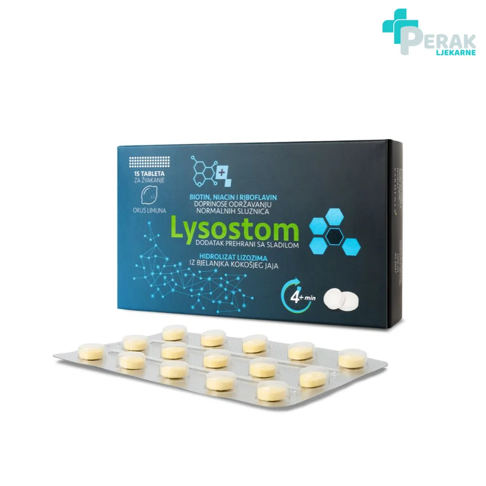 Sarmenta Lysostom Tablete za Žvakanje 15 tableta - Slika 3