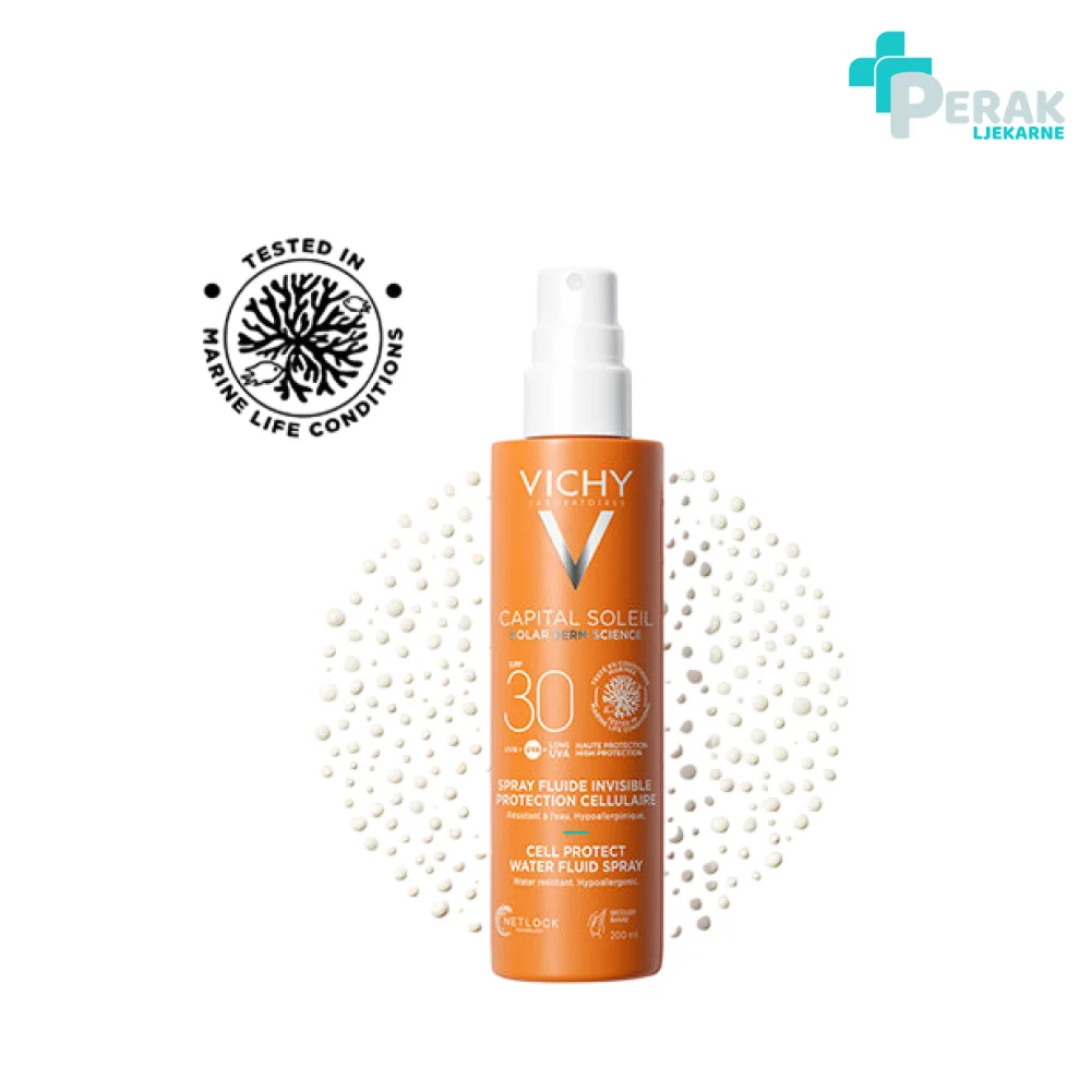 Vichy Capital Soleil Multiprotect Fluid SPF 30 Sprej za Lice i Tijelo 200ml