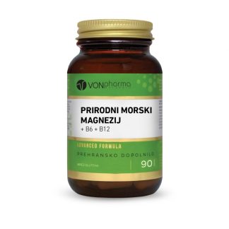 VONpharma PRIRODNI MORSKI MAGNEZIJ+B6+B12 (90 kapsula)
