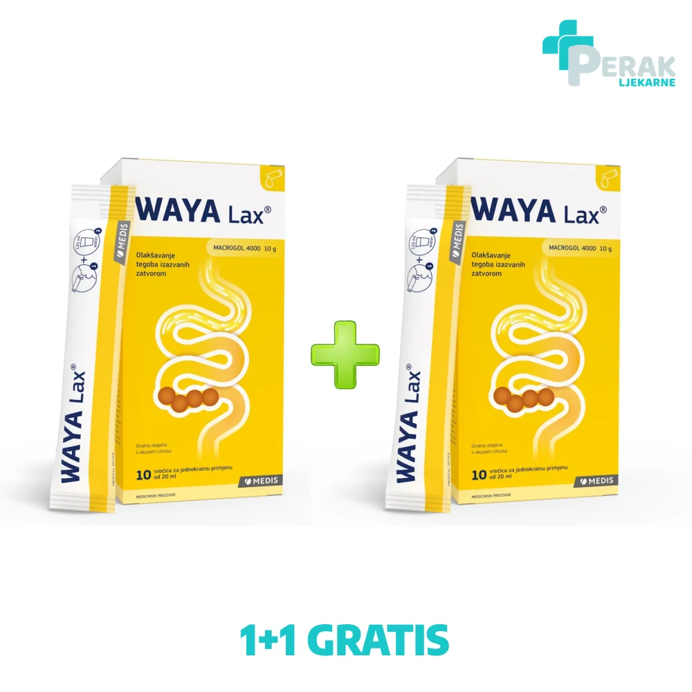 Waya Lax Vrećice Protiv Zatvora 1+1 GRATIS ROK!09/26 - Slika 2
